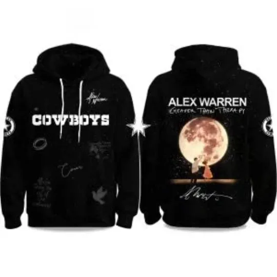 Discover Cowboys Alex Warren Global Tour 2025 Hoodie