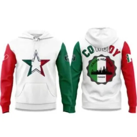 Discover Cow@boys Italian Heritage Night 2025 Hoodie, Christmas Gift