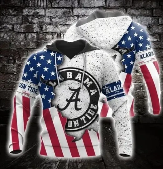 Discover Ala.bama Cri@mson Ti!de 17 football Gift For Fan 3D Hoodie, Christmas Gift