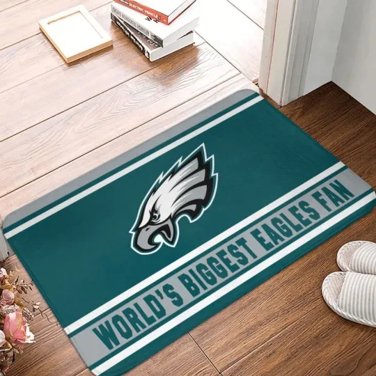 Discover Philadelphia Eagles Football Doormat, Gift For Fan