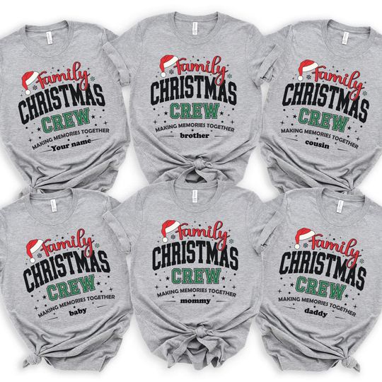 Discover Holiday Matching shirts, Christmas Crew Making Memories Together Sweatshirt, Family Christmas Matching shirts, Christmas Group Shirt, 400124
