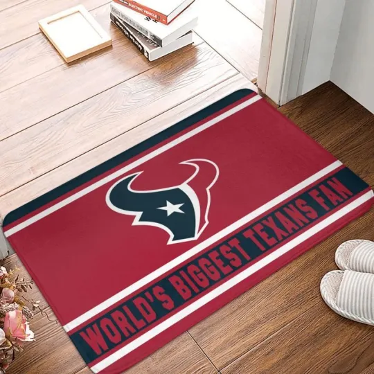 Discover Houston Texans Football Doormat, Gift For Fan