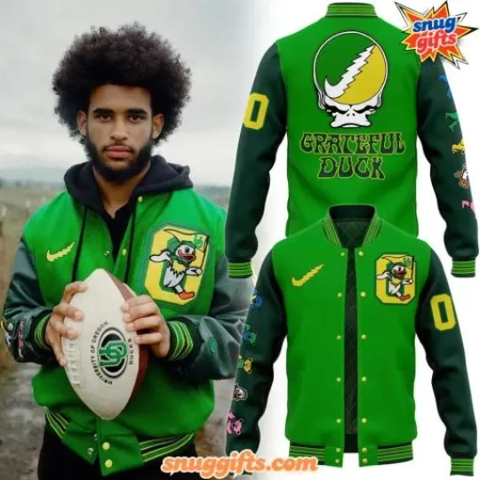 Discover Oreg ducks Grateful Duck Limited Edition Baseball Jacket