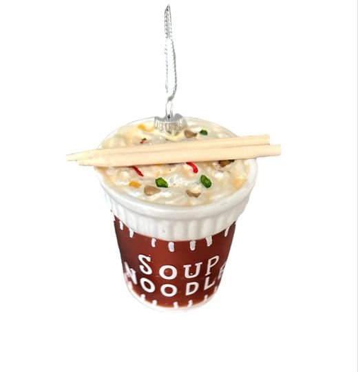 Discover Ramen Soup Instant Noodle Soup Ornament - Glass Asian Food College Kids Pasta Chicken Vegetable High School College China Thailand Korea