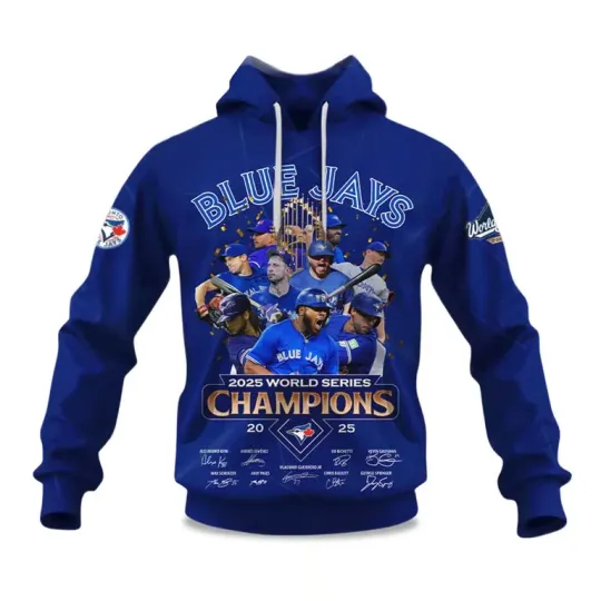 Discover 2025 World Series Champions B.l.u.e J@ys Blue Hoodie, Christmas Gift