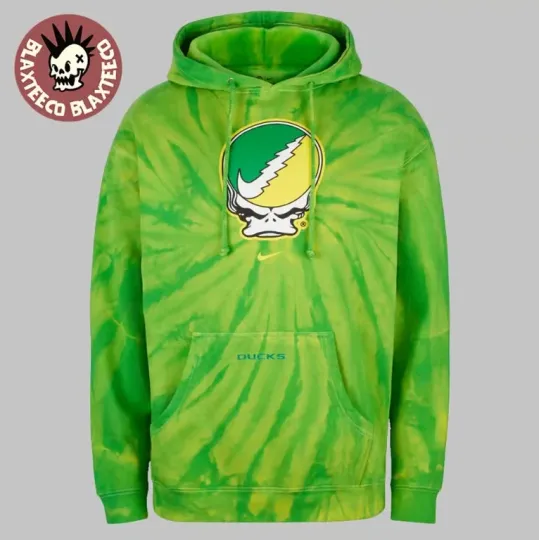 Discover Grateful Dad X Oregon Duck X Nke Steal Your Duck Tie Dye 3D Hoodie, Christmas Gift