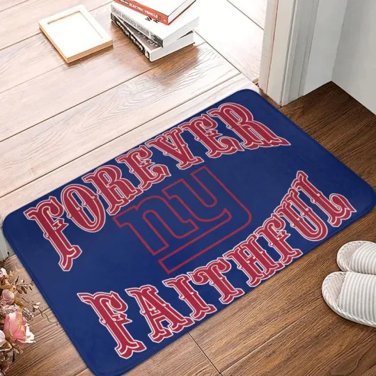 Discover Forever Faithful New York Giants Carpet 16*24in Floor Mat Decorative