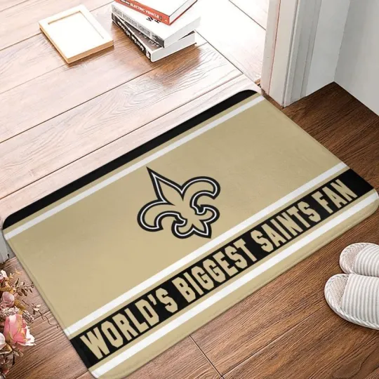 New Orleans Saints Football Doormat, Gift For Fan