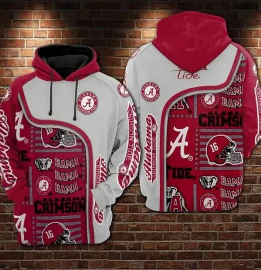 Discover Ala!bama Crim.son Ti@de Hoodie 3D, Christmas Gift