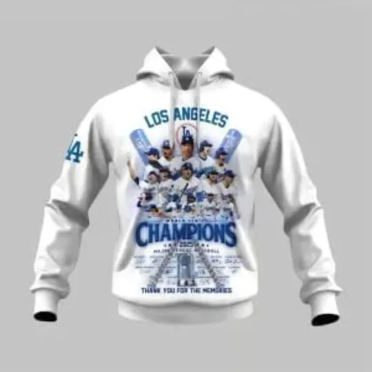 Discover L.A. D0dg*rs World Series Champions 2025 Hoodie, Christmas Gift