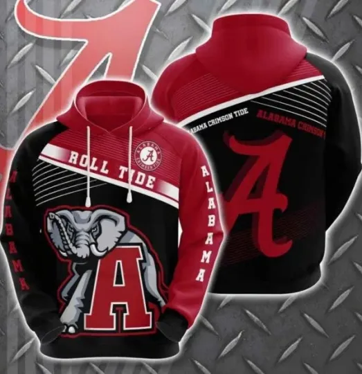 Discover Sports American Football Ala.bama Cri@mson Ti!de USA 929 Hoodie 3D, Christmas Gift