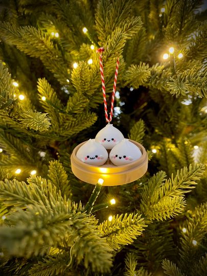 Discover Bao Siblings with Basket Acrylic Ornament
