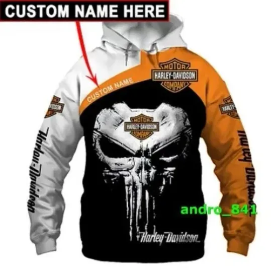 Discover HARRLEY-PULLOVER-3D HOODIE-CUSTOMIZE-WITH-YOUR-NAME-OR-ANYTHING