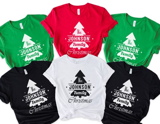 Discover Custom Family Christmas Matching shirt, Pajama Shirt Design, Christmas custom shirts, family Christmas tees, Christmas party tees