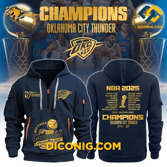 Oklahoma Thund3r Finals 2025 Hoodie, Gift For Fans, Christmas Gift