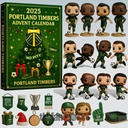 Discover HOT!! Portland Timbers 2025 Advent Calendar