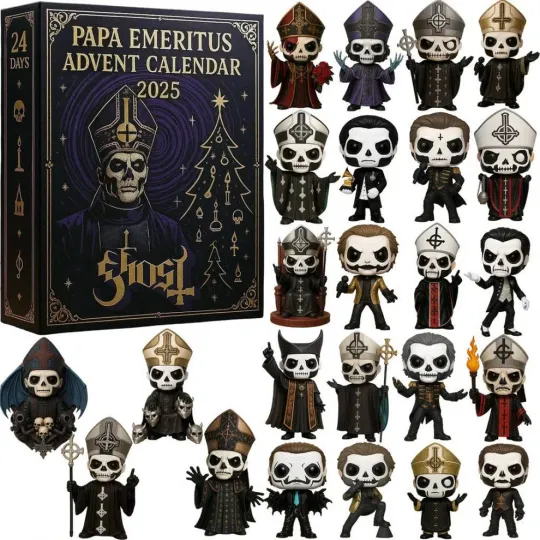 Discover Papa Emeritus Ghost Band Advent Calendar