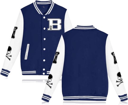 Discover Men's and Women's Varsity Baseball Jacket Unisex Letterman Bomber Coat Streetwear