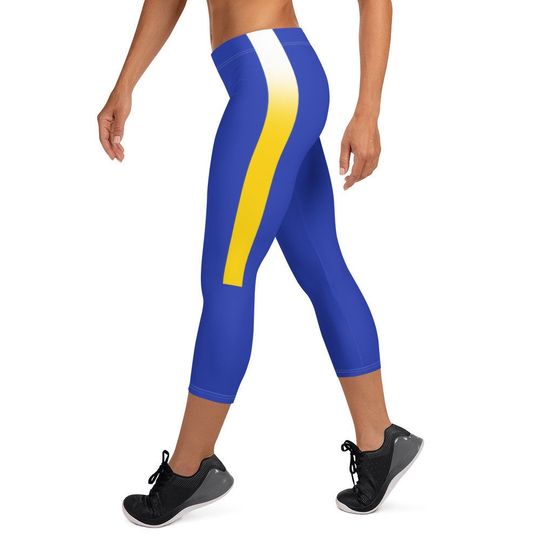 Los Angeles Rams Football Women's Capri Leggings, Game Day Leggings