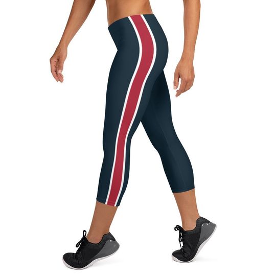 Houston Football Women's Capri Leggings, Game Day Leggings