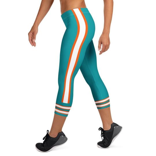 Discover Miami Football Women's Capri Leggings, Game Day Leggings