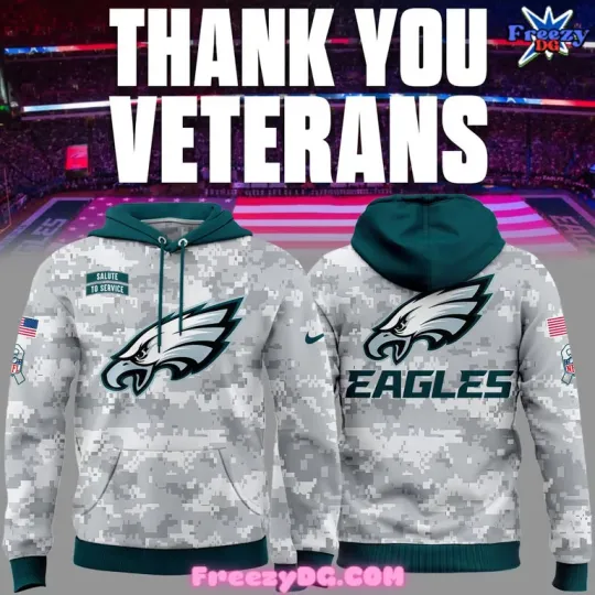 Discover P.hiladelphia Salute To Service Special Camo Hoodie FreezyDG