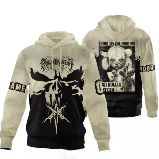 Personalized Name 3D Hoodie, Bring Me The Horizon All Over Print gift fans