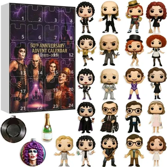 2025 The Rocky Horror Picture Show Advent Calendar Gift, Christmas Countdown