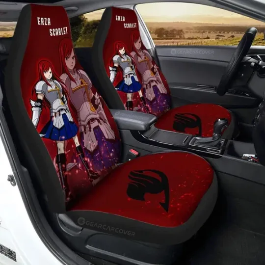 Discover Erza Scarlet Car Seat Covers Custom Car Accessories