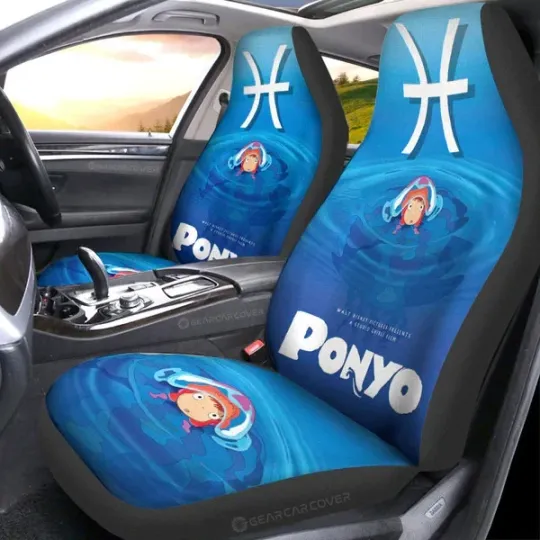 Ponyo Car Seat Covers Car Accessories
