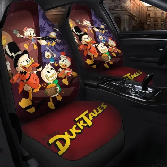 Ducktales Car Seat Covers Premium Decor Protectors Set