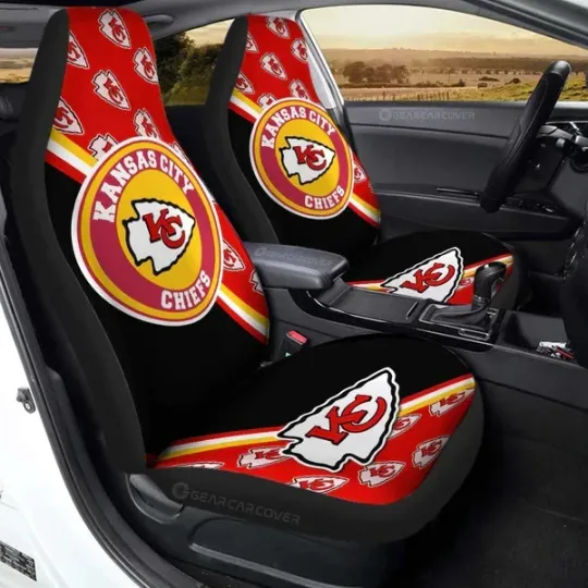 Discover Kansas City Chiefs Car Seat Covers Custom Car Accessories For Fans