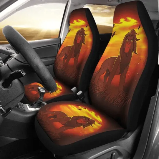 Discover Lion King Car Seat Covers The Lion King Simba In Sunset Seat Covers
