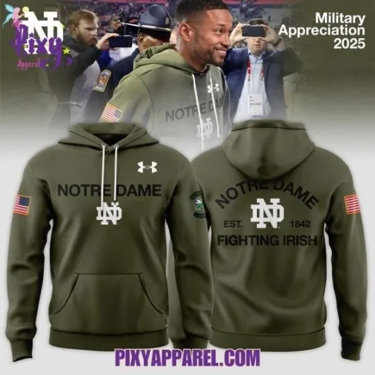 Discover ND Station Military Appreciation 2025 3D Hoodie Premium, AOP