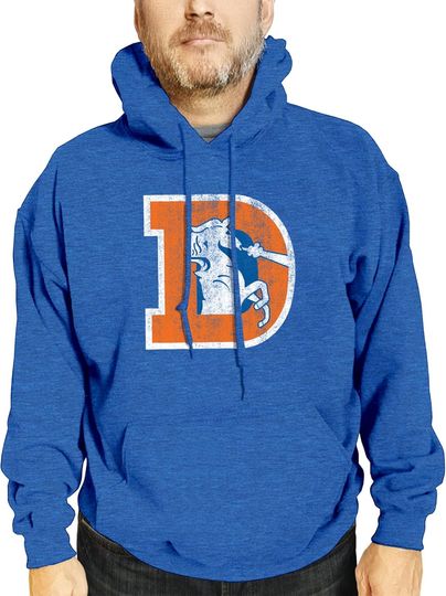 Discover Team Fan Football Hoodie Unisex Modern Throwback Fleece Sweatshirt