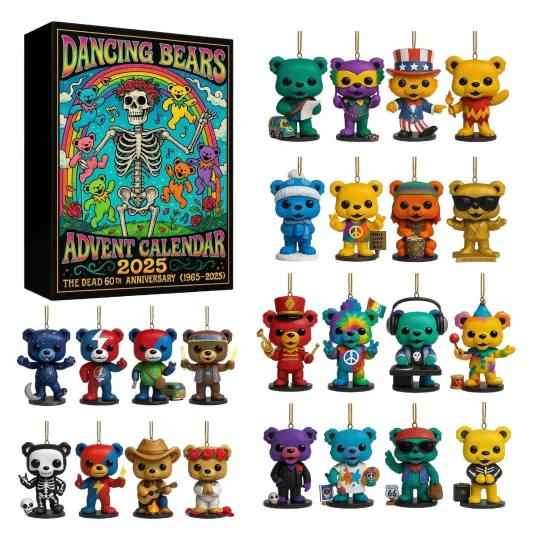 Discover Dancing Bears The Dead 60th Anniversay Advent Calendar 2025 2D Acrylic