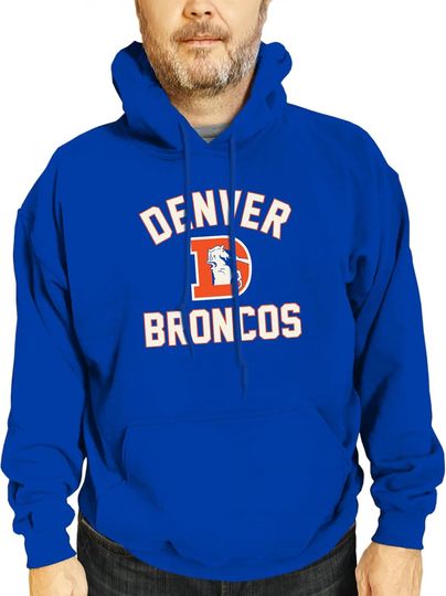 Discover Team Fan Apparel Unisex Retro Gameday Football Fleece Hoodie