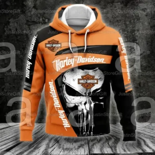 Discover Hot Haarleyy Davidson Motorcycle Hoodie 2025 Fashion for Woman and Men
