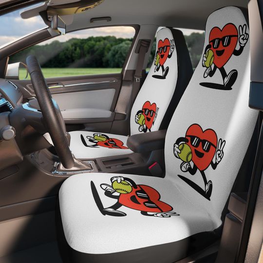 Discover Softball Car Seat Covers, Softball Mom Gift, Sports Lover Gift, Softball Sister, Father Softball, Softball Fashion