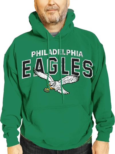 Discover Team Fan Apparel Adult Unisex Heathered Fleece Hoodie