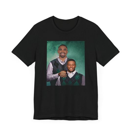 Discover Philadelphia Football Jalen Hurts, Saquon Barkley Step Brothers Poster Funny T-Shirt