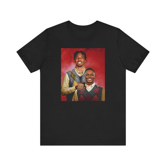 Washington Football Jayden Daniels and Terry McLaurin Step Brothers Poster T-Shirt