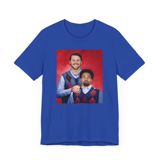Discover Buffalo Football Josh Allen, Khalil Shakir Step Brothers Poster Funny T-Shirt