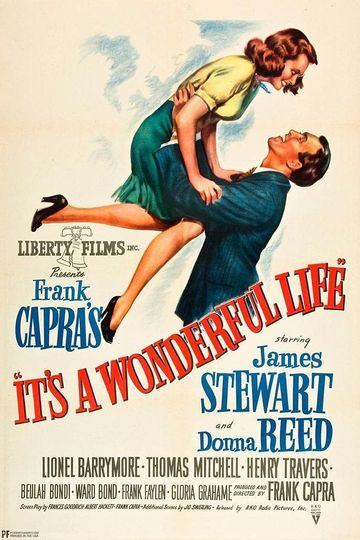 Discover Its A Wonderful Life 1946 Movie Poster Christmas Holiday Vintage Wall Art