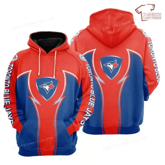 Discover Toronto Blue J@ys New All Over Print 3D Hoodie Zipper New Design