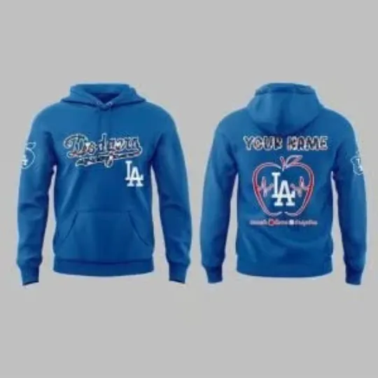 Discover 2025 L.A. D0dg*rs Teacher Night Hoodie, Gift For Fans, Christmas Gift