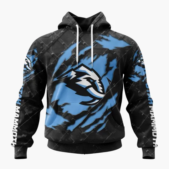 Discover Personalized Utah Mammoth Hoodie Special Black Metal Design