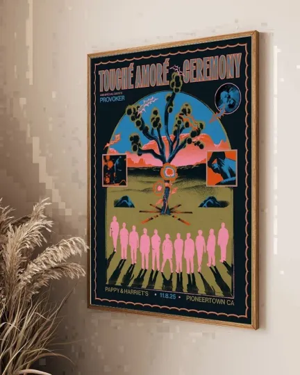 Discover Touche Amore And Ceremony Pioneertown Tour On Nov 8 2025 Poster