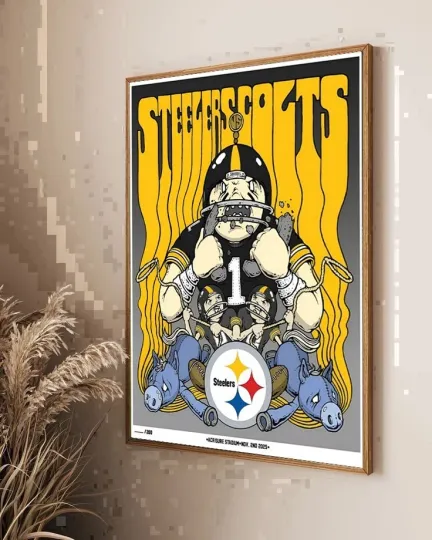 Discover Steeler Vs Colts Nov 2 2025 In Pittsburgh PA Tour Poster