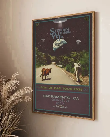 Discover Stephen Wilson JR Sacramento Tour Poster October 29, 2025 Premium Matte Vertical Poster